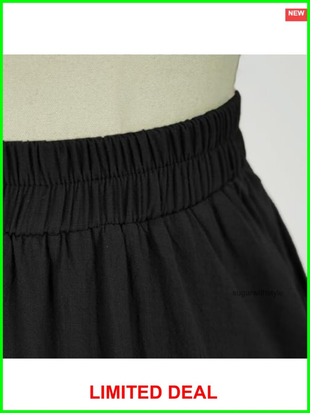 Women's Renaissance Steampunk Skirt High-Low Ruffle Drawstring Maxi - Picture 6 of 6